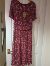 Jolie Moi Size 14  Burgundy