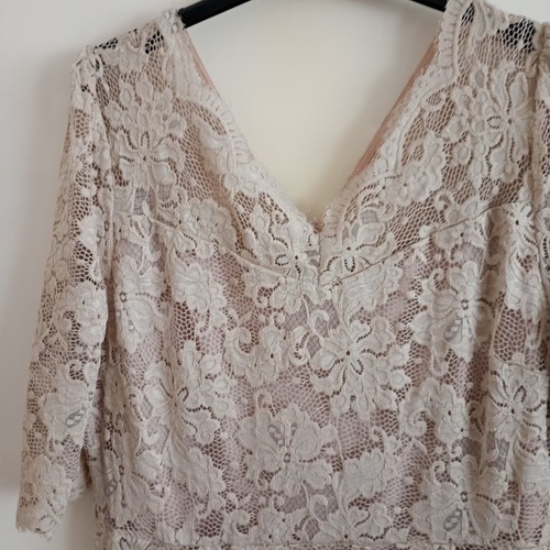 Jolie moi ladies cream lace - moi,