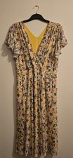 Jolie Moi Yellow Dress Size 16
