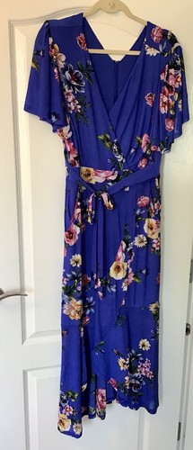 Stunning cobalt blue floral - cobalt,